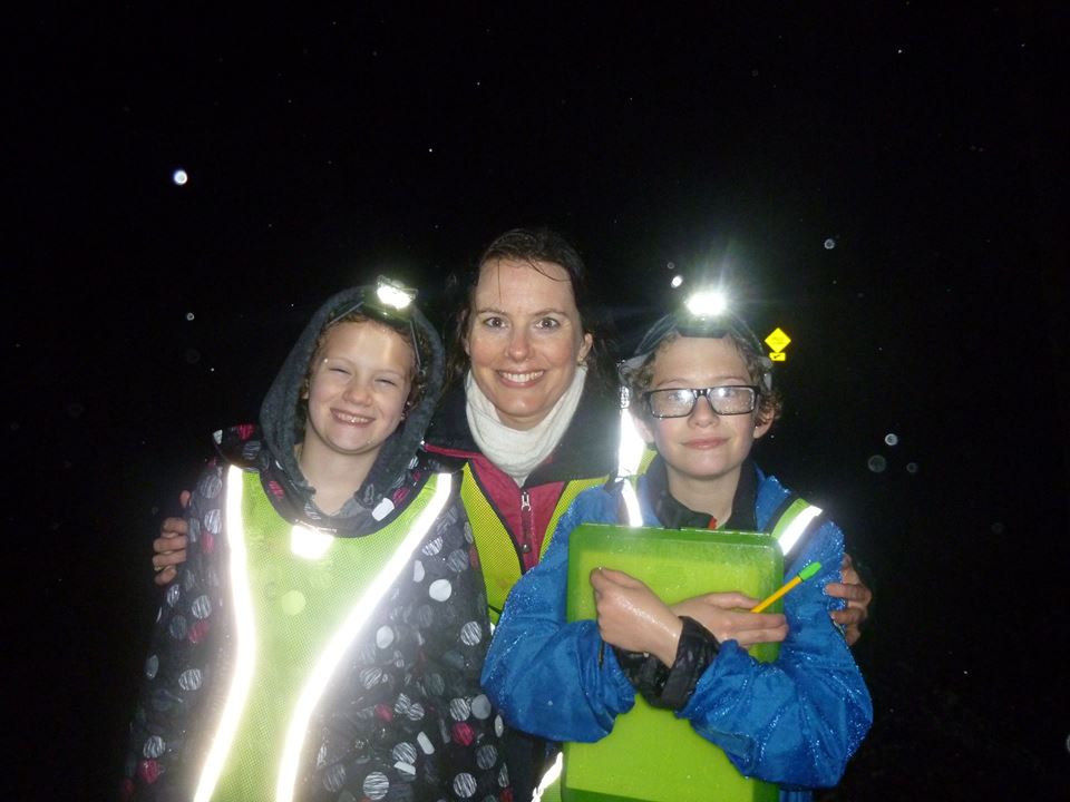 A family of wet, happy Crossing Brigadiers. (photo © Emily Nichols)