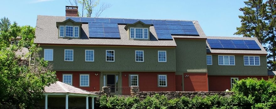 The Harris Center's 30-panel photovoltaic system should generate approximately 8,000 kwh annually – about half of the energy required to keep our green building running each year.
