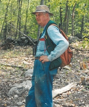 From the Archives: Roger Sweet on a hike in 2004. (photo © Denny Wheeler)
