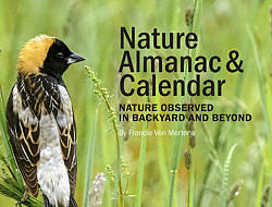The front cover of Francie Von Mertens' Nature Almanac & Calendar