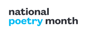 "National Poetry Month" logo