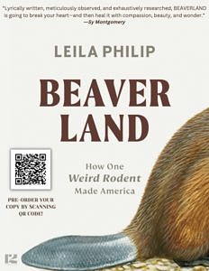 Book cover for "Beaverland: How One Weird Rodent Made America" by Leila Philip