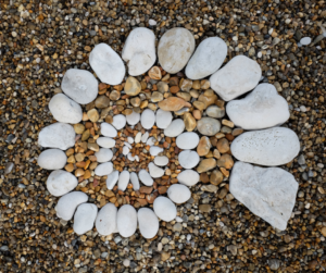 A stone mandala. (photo © Canva Commons)