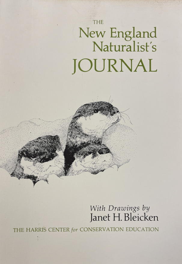 The cover of The New England Naturalist's Journal. 